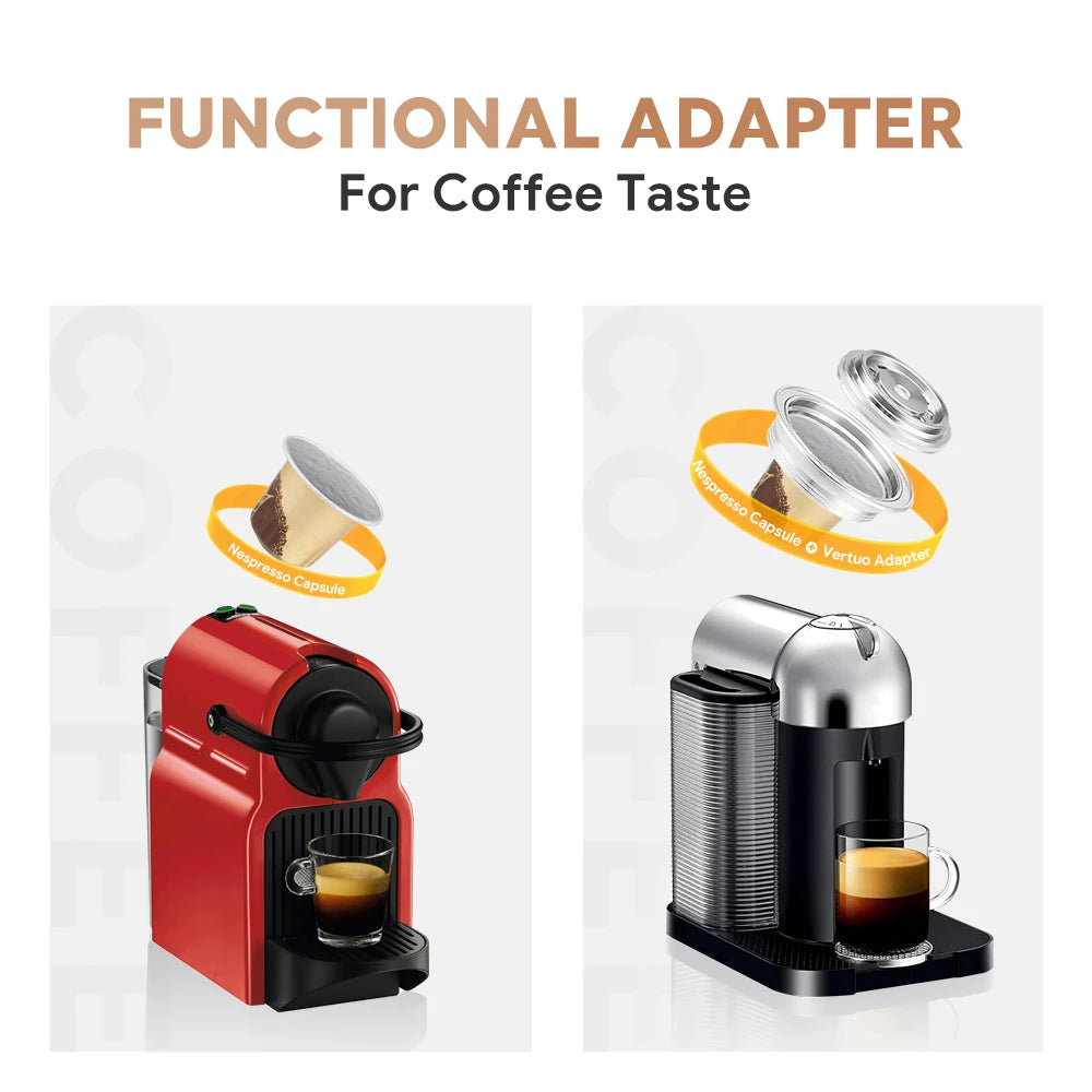 Original Capsules Converts to Vertuoline Vertuo Machine Coffee Capsule Adapter For Vertuo Next & Pop DeLonghi Espresso Maker